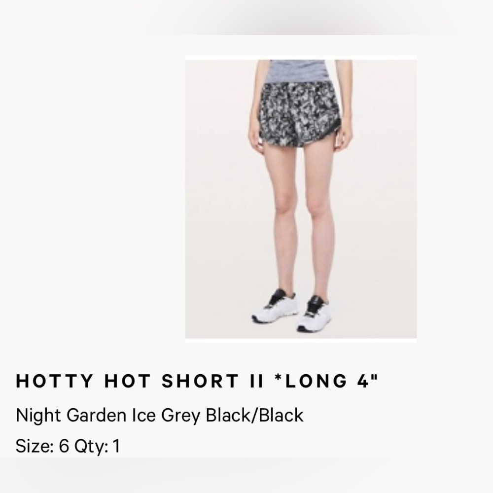 Lululemon Hotty Hot Short II Long 4”